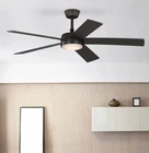 Hampton Bay Benning 52 In. Flat Bronze Downrod Ceiling Fan Led + Remote New. Price: $63.74.