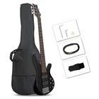 Glarry 44" Gib 5 String H-h Pickup Electric Bass Guitar Laurel Wood Fingerboard New. Price: $151.48.