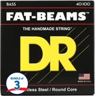 Dr Strings FB-40 Fat-beams Stainless Steel Bass Guitar (3 Pack) New. Price: $73.98.