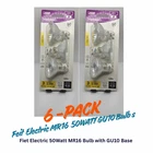 Feit 6-PACK GU10 Bulb, 50W MR16 500 Lumens Bright White Light Bulbs New. Price: $24.95.