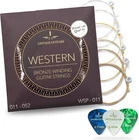 Western WSP-011 Premium Acoustic Guitar Brass Wrap, 6-STRING Set New. Price: $39.99.