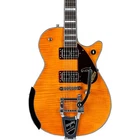 Gretsch G6134TFMNH Nigel Hendroff Signature Penguin Electric Guitar Amber Flame New. Price: $3699.99.