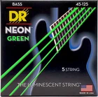 Dr Strings NGB5-45 Hi-def Neon Green K3 Coated Bass Guitar -.045-.125 New. Price: $39.99.