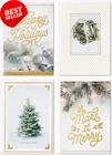 Boxed Christmas Cards Assortment, White And Gold (40 Envelopes) New. Price: $29.99.