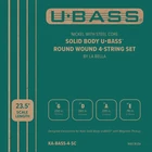 Kala Nickel With Steel Core Solid Body Round Wound Bass Strings (23.5" Scale) New. Price: $39.99.