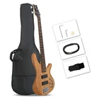 Glarry Gib 4 String H-h Pickup Laurel Wood Fingerboard Electric Bass Guitar New. Price: $100.00.