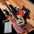 Fender Custom Shop 1965 Jazz Bass Relic Matching Head Burgundy Mist Metallic New. Price: $5445.52.