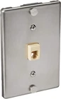 Telephone Wallplate Surface Mount Jack, 1 Modular 6P4C Screw-do. Price: $14.87.