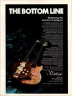 Vintage 1980 Vantage Electric & Bass Guitar Print Ad Used. Price: $9.99.