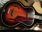 Epiphone Masterbilt Deluxe Hollowbody Archtop Acoustic/electric Bass Guitar Used. Price: $849.87.