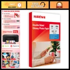300GSM Double-sided Glossy Photo Paper 80LB 100 Sheets 8.5X11" Heavyweight Cards New. Price: $47.99.