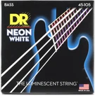 Dr Strings Hi-def Neon Electric Bass Guitar .045-.105 Medium, White New. Price: $32.99.