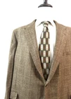 Vintage Oakloom Sport Coat Jacket Mens 50L Long Wool & Cashmere Brown Checks Usa Pre-owned. Price: $89.95.