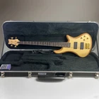 Schecter Stiletto CUSTOM-4 Natural Stain Mahogany W/ Case*** Used. Price: $499.99.