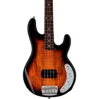 Sterling By Music Man Stingray RAY34 Spalted Maple Top Bass 3-TONE Sunburst New. Price: $1049.99.