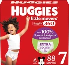 Huggies Size 7 Baby Diapers, Little Movers Huggfit 360 With New. Price: $72.83.