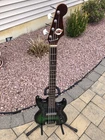 Teisco Del Ray EB-100N Bass Guitar From The 1960 Rare Transparent Green Used. Price: $575.00.