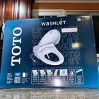 Likenew Toto T1SW2491#01 Washlet Elongated Bidet Toilet Seat, Remote Control Open. Price: $227.00.