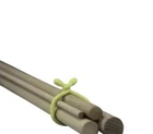 Set Of Nite Ize Gear Reusable Rubber Twist Ties, 3 Blue & 12 Neon Yellow Used. Price: $14.40.