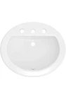 Proflo PF19168 Rockaway 19" Oval Vitreous China Drop Bathroom - White Open. Price: $29.99.