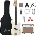 Full Size 4 Four String Electric Bass Guitar 20W Amplifier Right Hand Beginn New. Price: $305.99.