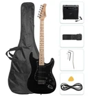 Glarry 39" Electric Guitar For Music Lover Beginner With 20W Amp Black New. Price: $84.23.