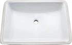 Proflo PF2114UAWH Rectangular Vitreous China Undermount Bathroom Sink, White New. Price: $120.00.