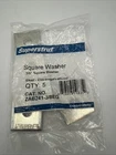(5-PK) Superstrut Square Washer Silver Galvanized 3/8" ZAB241-3/8EG New. Price: $8.00.