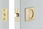 Emtek Tubular Pocket Door (square Passage, Flat Black (US19)) Open. Price: $54.46.