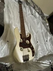 Traveler Guitar TB-4P 4-STRING Solid Body Bass, Right-handed, White, Gig Bag Used. Price: $400.00.
