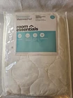 Waterproof Full Mattress Pad White Standard Size 54" X 75" 13" New. Price: $29.99.