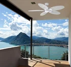 Hampton Bay Lillycrest 52 In. Indoor/outdoor Matte White Ceiling Fan New. Price: $94.00.