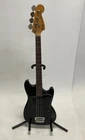 Vintage 1977 Fender Musicmaster Black Bass Guitar Right Handed Made Usa Used. Price: $1099.99.