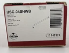 Pfister USC-04SHWB Universal 18" Straight Shower Arm Matte Black Open. Price: $69.00.