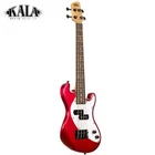 Kala Solid Body 4-STRING Fretted Electric Red Ubass-sb-rd-fs New. Price: $369.00.