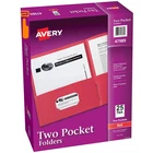 Avery Two Pocket Folders, 12.13 X 9.88 2.5 Inches, Holds Up One Size, Red New. Price: $25.99.