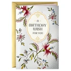 Hallmark Golden Thread Birthday Card (a Pack Of 1, Wish New. Price: $12.59.