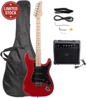 Vasitelan 39IN Full Size Electric Guitar Kit W/20W Amp Bag Strap Red New. Price: $159.75.