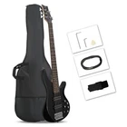 Glarry 44 Inch Electric Bass Guitar Gib 5 String H-h Pickup With Accessories New. Price: $89.58.