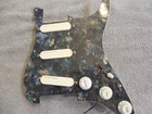 Fender Stratocaster Upgraded Loaded Pickguard - Lace Sensor Hot Gold. Vgc Used. Price: $159.00.