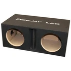 Deejay Led Double 10" Center Port Vented Empty Car Bass Speaker Box New. Price: $169.99.