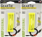 Nite Ize 4-PACK Gear Reusable Rubber Twist Tie, 3" Neon Yellow (2-PACK) New. Price: $14.19.