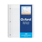 Oxford Reinforced Filler Paper, 8.5 11 Inch, College Rule, 3 Hole Punched, ... New. Price: $16.86.