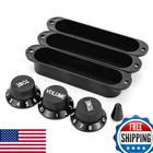 Swhmc Guitar Switch Tip 3 Pickup Cover 2 Tone 1 Volume Knobs Set Black For New. Price: $15.75.
