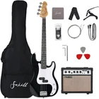 Fojill Full Size 4 String Bass Guitar 20W Amp Right Hand Starter Kit New. Price: $295.99.