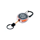 Key-bak Sidekick Reel, 24" With Clear Case And Orange Cord New. Price: $14.99.