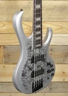 Ibanez BTB25TH5 5-STRING Bass Silver Blizzard Matte New. Price: $1099.99.
