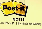 Genuine 3M Post-it Brand Notes 3X3 Inch 100 Sheet Pad Up To 20% Discount New. Price: $6.97.