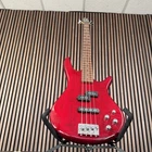 Ibanez Gio Series GSR200 Electric Bass Guitar Transparent Cherry Red Finish Used. Price: $189.99.