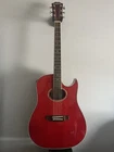 Carlo Robelli BW-F414THCE Thin Body Acoustic Electric Guitar Used. Price: $140.00.